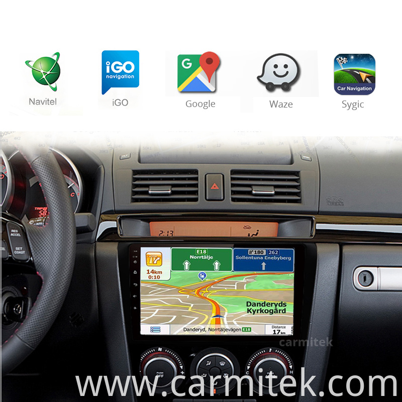 Carmitek head unit for Mazda 3